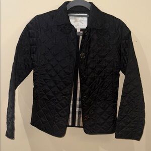 Burberry Black Quilted Kids Puffer Jacket